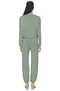 view 4 of 4 Gisele Slouchy Pajama Set in Desert Sage & Ivory