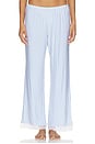 view 5 of 5 CONJUNTO DE CAMISOLA Y PANTALÓN ISLA in Regatta Stripe White & Summer Blue