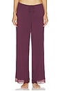 view 5 of 4 Kari Cami & Pant Pajama Set in Wildberry