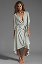 view 2 of 5 Madeleine Flutter Robe in Dove