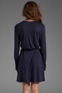 view 4 of 6 Mabel Robe in Deep Blue/French Nude in Deep Blue & French Nude