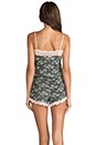 view 4 of 6 Genevieve Shelf Bra Teddy Romper in Black