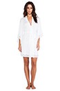 view 4 of 5 Kimono Lace Robe in White