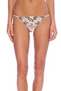 view 1 of 3 Paloma String Thong in Blush & Black
