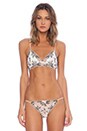 view 3 of 3 Paloma String Thong in Blush & Black
