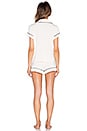 view 3 of 6 Gisele Pj Short Sleeve Pj Set in Creme
