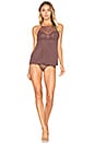 view 4 of 4 CAMISA HALTER SASKIA in Chestnut