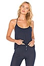 view 1 of 4 Baxter T-Back Cami With Shelf Bra in Blue Nights