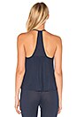 view 3 of 4 Baxter T-Back Cami With Shelf Bra in Blue Nights