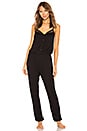view 1 of 3 Lucie Button Down Jumpsuit in Black
