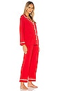view 2 of 3 Gisele Boxed Long PJ Set in Haute Red