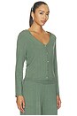 view 3 of 6 GILET MAILLE POINTELLE POINTELLE CARDIGAN in Desert Sage