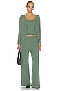 view 5 of 6 GILET MAILLE POINTELLE POINTELLE CARDIGAN in Desert Sage