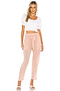 view 4 of 4 Summer Of Love Hudson Pant in Misty Rose