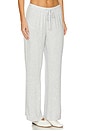 view 2 of 6 Cozy Time Wide Leg Pant in Light Heather Grey