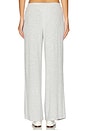 view 4 of 6 Cozy Time Wide Leg Pant in Light Heather Grey