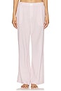 view 1 of 6 Nautico Boxer Pant in Pale Mauve & White