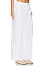 view 2 of 6 Linen Blend Relaxed Pant in Off White