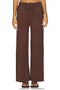 view 1 of 6 Recycled Sweater Pant in Chocolate