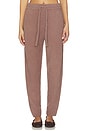 view 1 of 6 Recycled Boucle Jogger in Deep Taupe