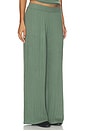 view 2 of 6 Pointelle Straight Leg Pant in Desert Sage
