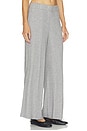 view 2 of 6 Variegated Rib Pant in Dark Heather Grey