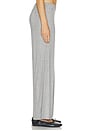 view 4 of 6 Variegated Rib Pant in Dark Heather Grey