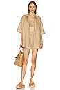 view 1 of 4 Linen Solid 3 Pc Set in Khaki