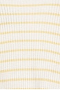 view 5 of 5 Fine Gauge Polo Top in Stripe Almond Heather& Sunbeam Ivory