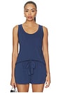 view 1 of 4 Aloe Infused Cotton The Tank Top in Navy