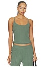 view 1 of 5 Pointelle Scoop Neck Cami Top in Desert Sage