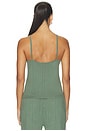 view 4 of 5 Pointelle Scoop Neck Cami Top in Desert Sage