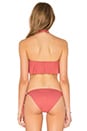 view 4 of 4 So Solid Tutu Bikini Top in Canyon Rose