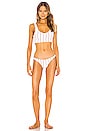 view 4 of 4 HAUT DE MAILLOT DE BAIN CAROL in Ecru & Redwood
