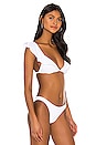 view 2 of 5 Waves Graziela Bikini Top in White