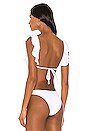 view 3 of 5 Waves Graziela Bikini Top in White