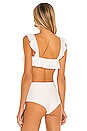view 3 of 4 So Solid Jane Bikini Top in Ecru