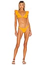 view 4 of 4 Alta Mare Dree Bikini Bottom in Golden Yellow