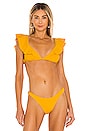 view 1 of 4 Alta Mare Graziela Bikini Top in Golden Yellow