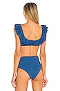 view 3 of 5 TOP BIKINI PIQUE in Bright Indigo
