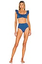 view 4 of 5 TOP BIKINI PIQUE in Bright Indigo