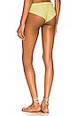 view 3 of 4 Pique Coco Bikini Bottom in Pear