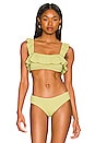 view 1 of 4 Pique Jane Bikini Top in Pear