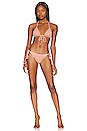 view 4 of 4 TOP BIKINI NESSA in Redwood & Sand
