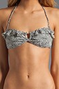 view 4 of 4 Tribal Girl Mimi Bikini Top in Black