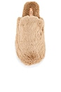 view 4 of 5 Plush Mule Slipper in Toffee