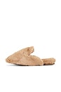 view 5 of 5 Plush Mule Slipper in Toffee