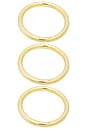 view 4 of 7 CONJUNTO DE PULSEIRAS in Gold