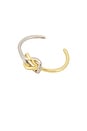 view 1 of 4 Slipknot Cuff in Gold & Silver