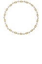view 1 of 4 Slipknot Link Necklace in Silver & Gold
